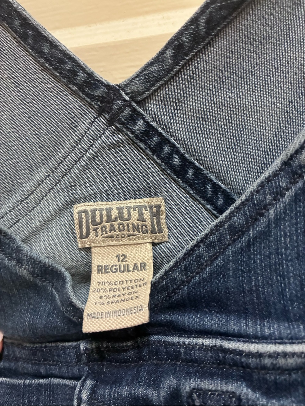 Duluth Trading Co Dark Blue Denim Overalls - Picture 3 of 5